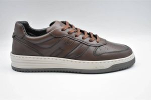 Hogan Bruine Veterschoenen voor Heren Aw23 Zwart Heren