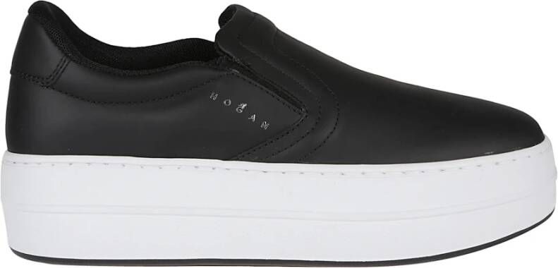 Hogan Low-Top Sneakers H670 Slip On Sneakers Black in zwart