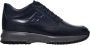 Hogan Casual Leren Sneakers met H-Detail Blue Heren - Thumbnail 1