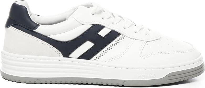 Hogan Italiaanse Leren Sneakers voor Heren White Heren
