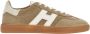 HOGAN Lage Sneakers Heren Cool Allacciato H Maat: 7 5 Materiaal: Suède Kleur: Beige - Thumbnail 1
