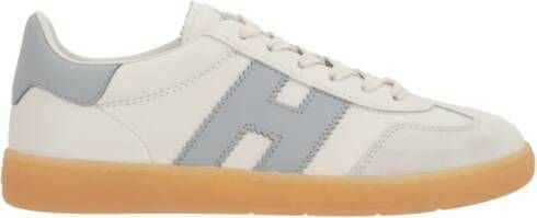 HOGAN Lage Sneakers Dames Cool Allacciato Maat: 39 Materiaal: Leer Kleur: Wit