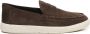 Hogan Chocolade suède loafers met rubberen zool - Thumbnail 1