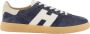 HOGAN Lage Sneakers Heren Cool Allacciato H Maat: 46 Materiaal: Suède Kleur: Blauw - Thumbnail 1