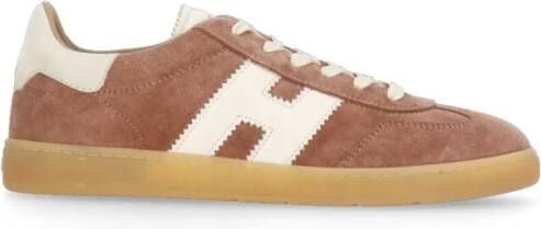 Hogan Roze suède sneakers met memory foam