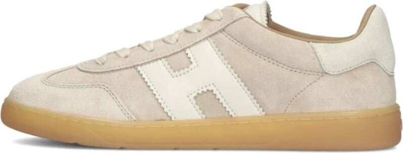 HOGAN Lage Sneakers Dames Cool Allacciato H Maat: 38 Materiaal: Suède Kleur: Beige