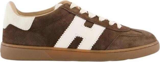 Hogan Coole Bruine Sneaker voor Dames