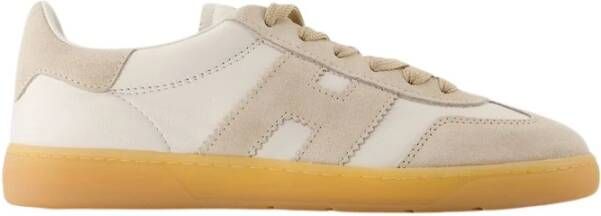 HOGAN Lage Sneakers Dames Cool Allacciato Maat: 38 Materiaal: Suède Kleur: Gebroken wit