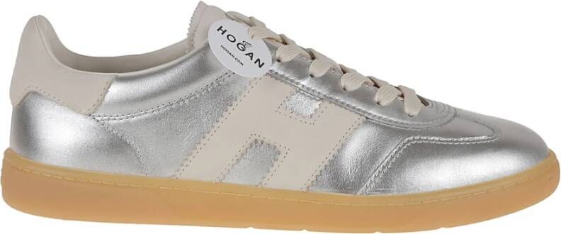 Hogan Coole Leren Sneakers met Amber Zool