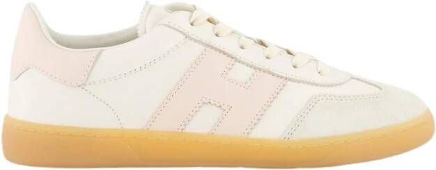 Hogan Coole Sneaker Wit Roze Dames