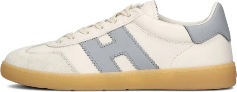HOGAN Lage Sneakers Dames Cool Allacciato Maat: 39 Materiaal: Leer Kleur: Wit