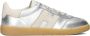 HOGAN Lage Sneakers Dames Cool Allacciato Maat: 38 Materiaal: Leer Kleur: Zilver - Thumbnail 1