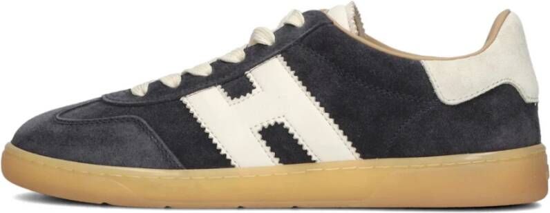 Hogan Coole Veterschoenen Lage Sneakers Blauw