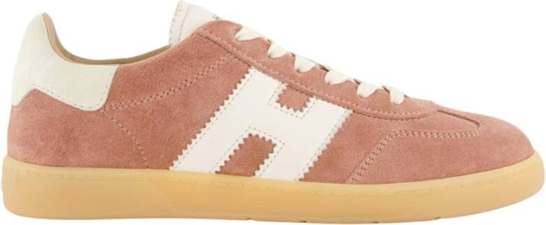 Hogan Low-Top Sneakers Dames Cool Sneaker Oud Roze in poeder roze