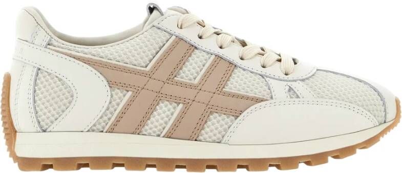 Hogan Crème Sneakers voor Stijlvolle Outfits