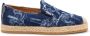 Hogan Denim Floral Print Espadrilles - Thumbnail 1