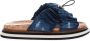 Hogan Denim Vintage Slider Sandalen Blauw Dames - Thumbnail 1