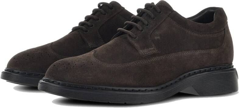 Hogan Ebano Derby Schoenen Brown Heren