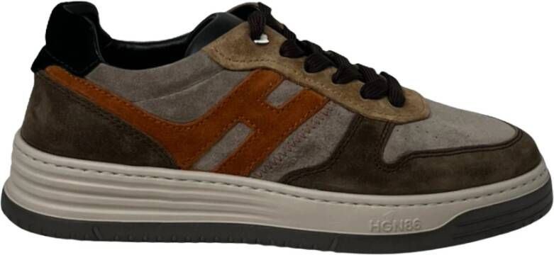 Hogan Multicolor Suède Leren Sneakers voor Heren Meerkleurig Heren