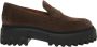 Hogan Elegante suède mocassins met rubberen zool - Thumbnail 1