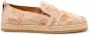 Hogan Espadrille met bloe print en gerafelde randen - Thumbnail 1