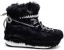 Hogan Faux-Fur Trim Enkellaarsjes - Thumbnail 1