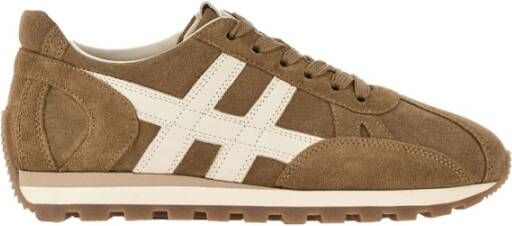 Hogan Fluwelen Sneakers met H-detail