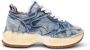 Hogan Frayed Denim Platform Sneakers - Thumbnail 1