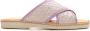 Hogan Gekruiste Raffia Sandalen met Leren Voetbed - Thumbnail 1