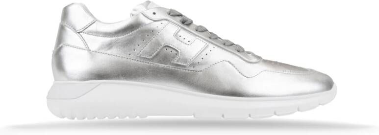 Hogan Gelamineerde leren vetersneakers