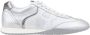Hogan Gelamineerde leren vetersneakers White Dames - Thumbnail 1