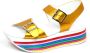Hogan Gele Wig Sandalen met Gespdetail - Thumbnail 1