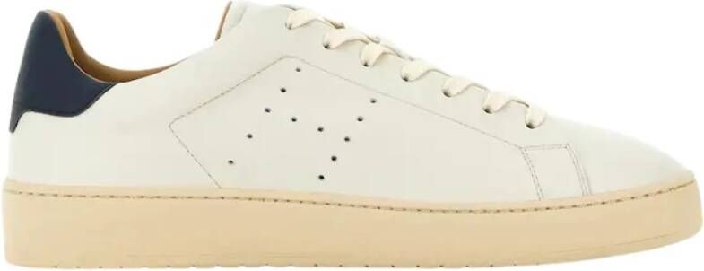 Hogan Geperforeerde Sneakers in Ivoor Nappa