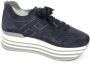 Hogan Geperforeerde Sneakers met Veters - Thumbnail 1