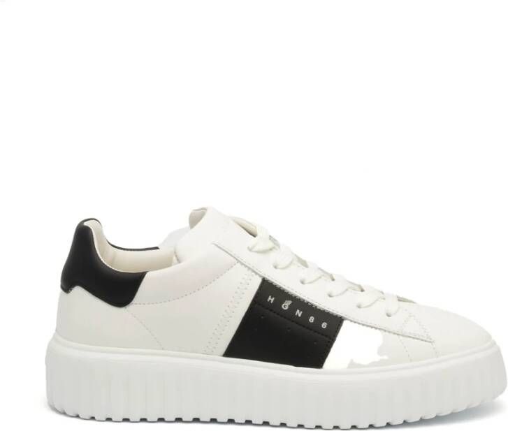 Hogan Gestreept leren sneakers