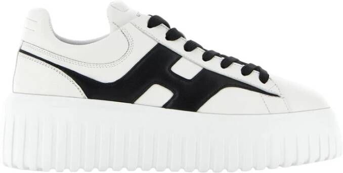 Hogan Gestreept leren sneakers