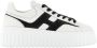 Hogan Gestreept leren sneakers - Thumbnail 1
