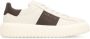 Hogan Gestreepte leren sneakers met contrasterende hiel - Thumbnail 1