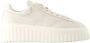 HOGAN Lage Sneakers Dames H-stripes Allacciato Maat: 39 Materiaal: Leer Kleur: Wit - Thumbnail 1