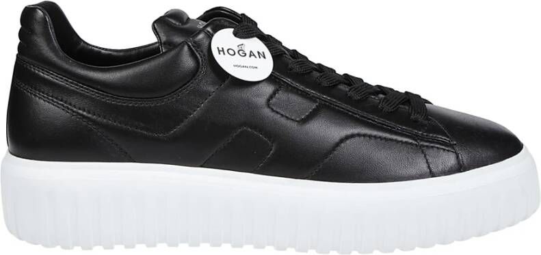 Hogan Gestreepte Sneakers Zwart Heren