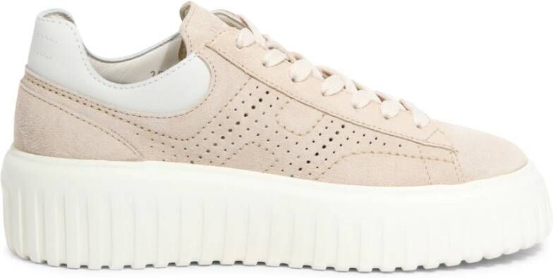 Hogan Gestreepte Suède Schoenen met Memory Foam - Foto 2