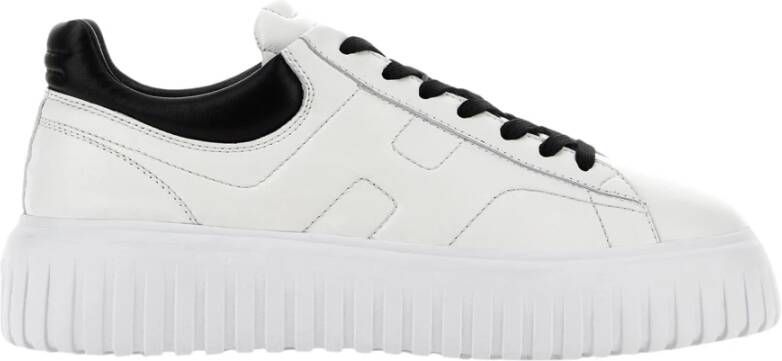 Hogan Gestreepte Sneakers voor Mannen White Heren