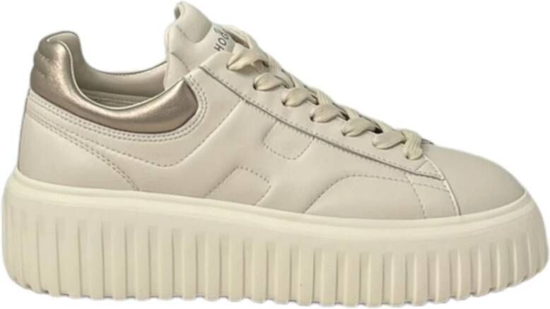 Hogan Gestreepte Vetersneakers