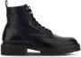 Hogan Zwarte Gevechtslaarzen Black Heren - Thumbnail 1