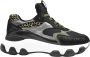 Hogan Geveterde Nero Verde Damesschoenen Aw22 - Thumbnail 1