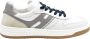 Hogan Geveterde Sneakers Grigio Panna - Thumbnail 1
