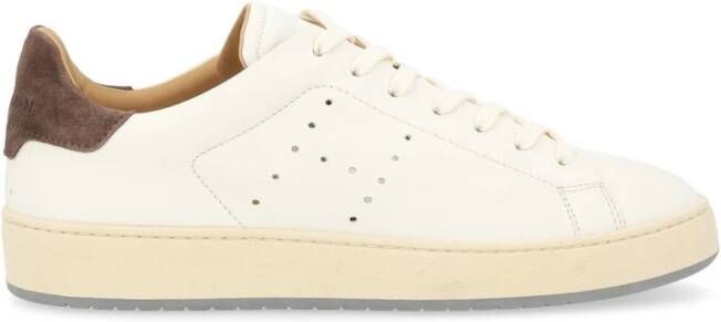 Hogan Geveterde Sneakers met H-patroon Gaten White Heren