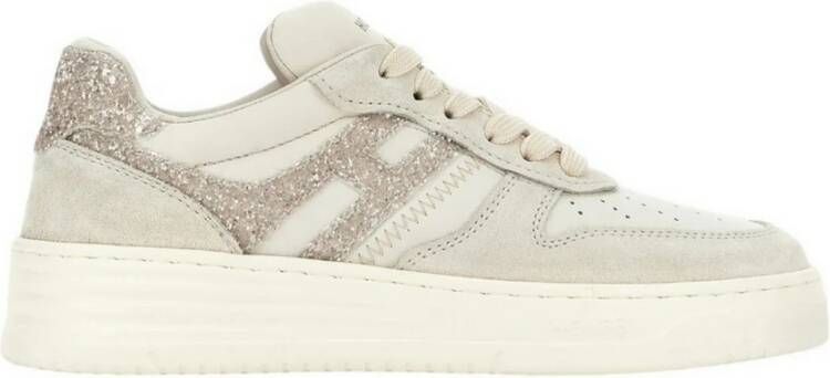 Hogan Glitter Basketball Style Sneakers