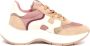 Hogan Glitter Golf Sneakers in Roze Beige Ivoor - Thumbnail 1