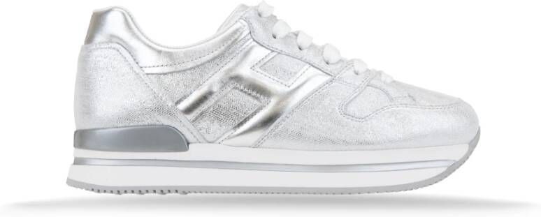 Hogan Glitter Leren Veterschoenen